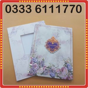 flower wedding cards